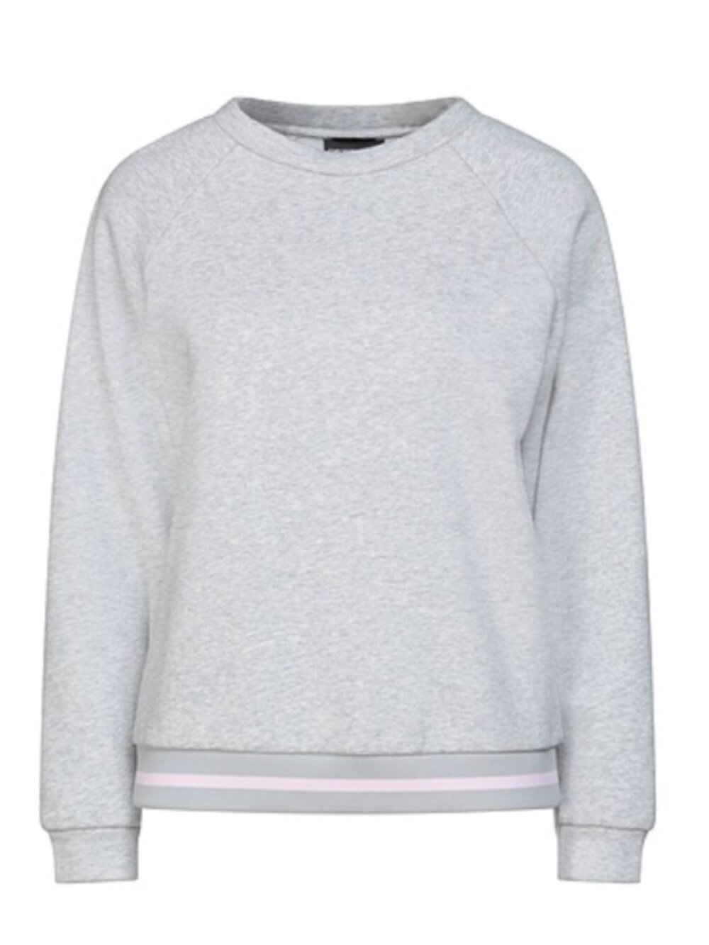 Emporio Armani Women's Sweatshirt Fleece Lined Light Grey Size 10